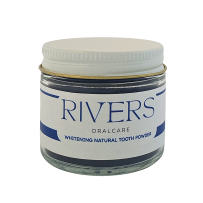 Activated Charcoal Tooth Powder I Natural Whitening - RIVERS