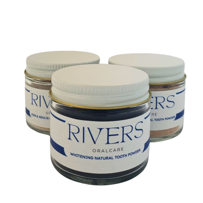 Activated Charcoal Tooth Powder I Natural Whitening - RIVERS - Image 2